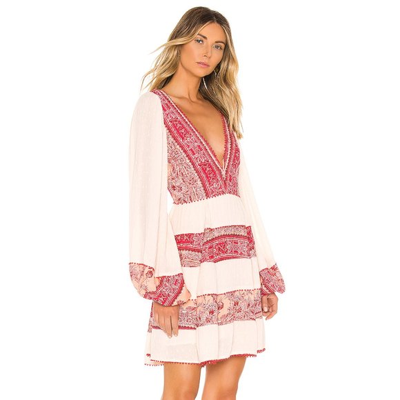 Free People My Love Mini Dress In Pink 